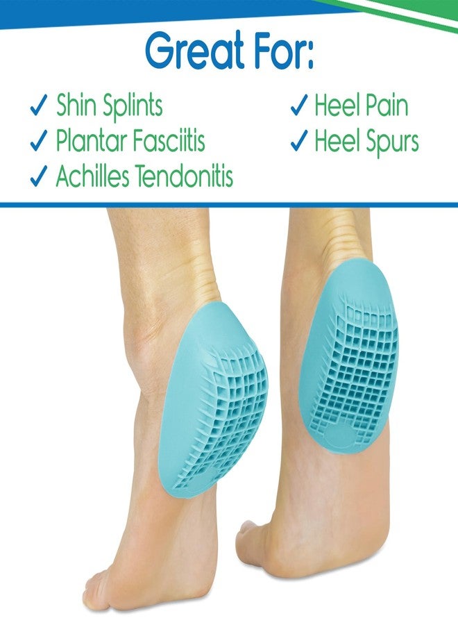 VIVEsole Heavy Duty Heel Cups for Heel Pain Relief & Support - Gel Cushion Shoe Inserts for Severs Disease & Plantar Fasciitis - Strong Honeycomb Pad for Women, Men, Kids - Fits Any Shoes - HSA/FSA Elegible - Image 3